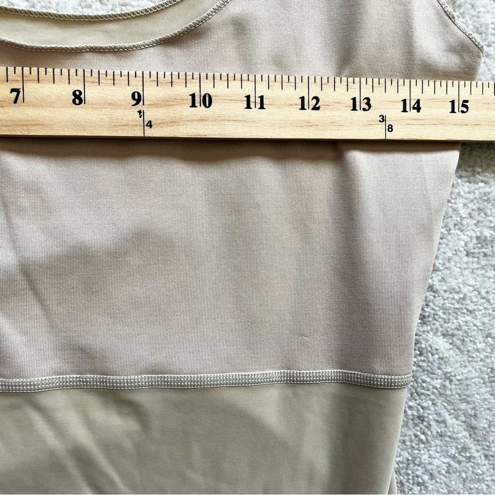 SPANX by Sara Blakely TANK SHAPEWEAR TAN SLIP DRESS XL SLIMMING UNDERGARMENT - Picture 4 of 8
